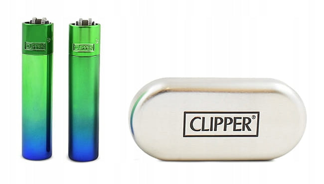 Clipper Ombre Metall-Feuerzeug – Elegant und Funktional
