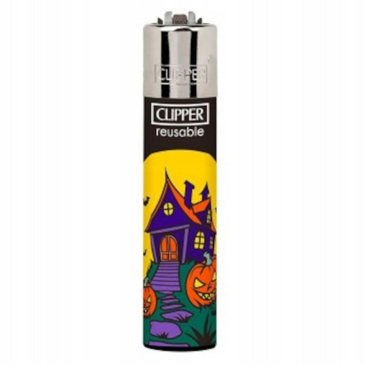 Clipper Feuerzeug Night of Terror 1 für Bong mit Stopfer