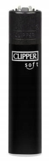 Clipper Feuerzeug Soft Touch Black – 3000 Zündungen