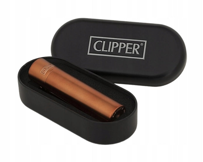 Clipper Metall-Feuerzeug Rose Gold im Metall-Etui