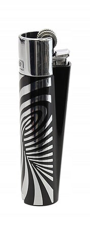 Clipper Stahl-Feuerzeug Psychedelic + Etui