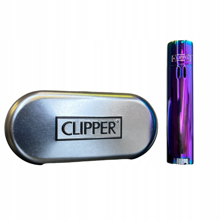 Clipper Jet Metall-Feuerzeug Rainbow – Jetflamme